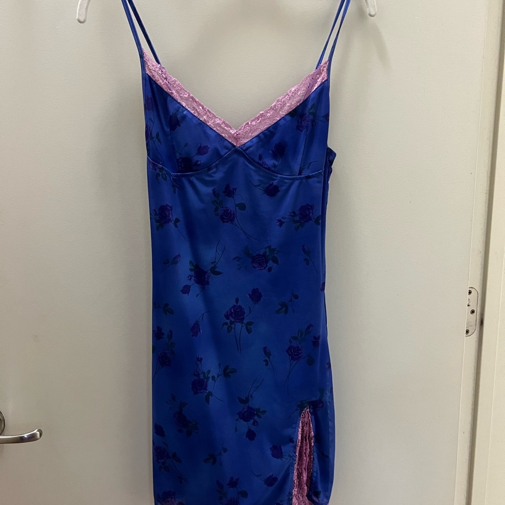 Motel Rocks blue mini dress